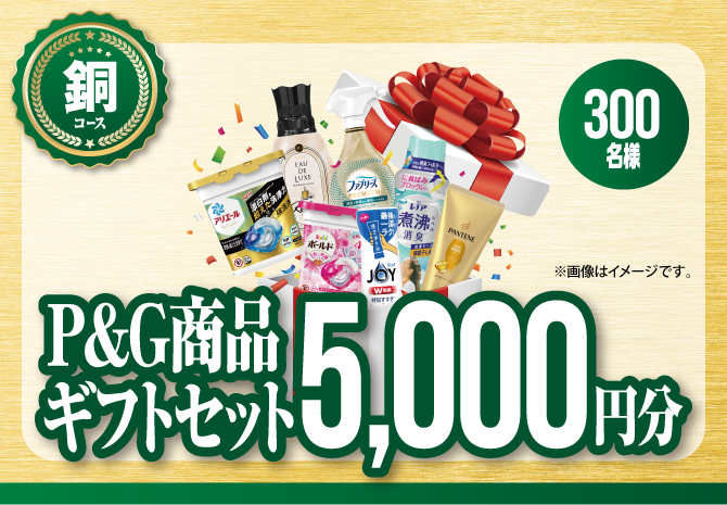 P&G商品ギフトセット5,000円分